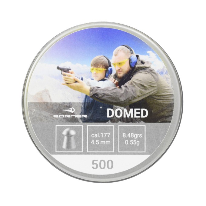 Пуля пневматическая BORNER DOMED 4,5мм, 0,55гр (500 шт.) 00184655 Пуля пневматическая BORNER DOMED 4,5мм, 0,55гр (500 шт.) 00184655
